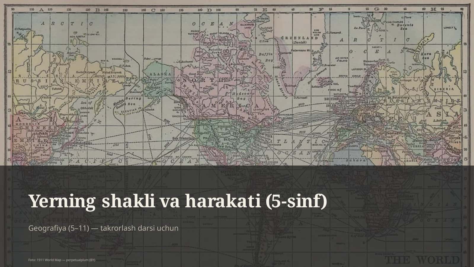 Yerning shakli va harakati (5-sinf) 1