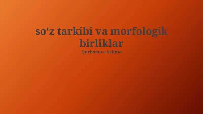 Yasalma so'zlar 1