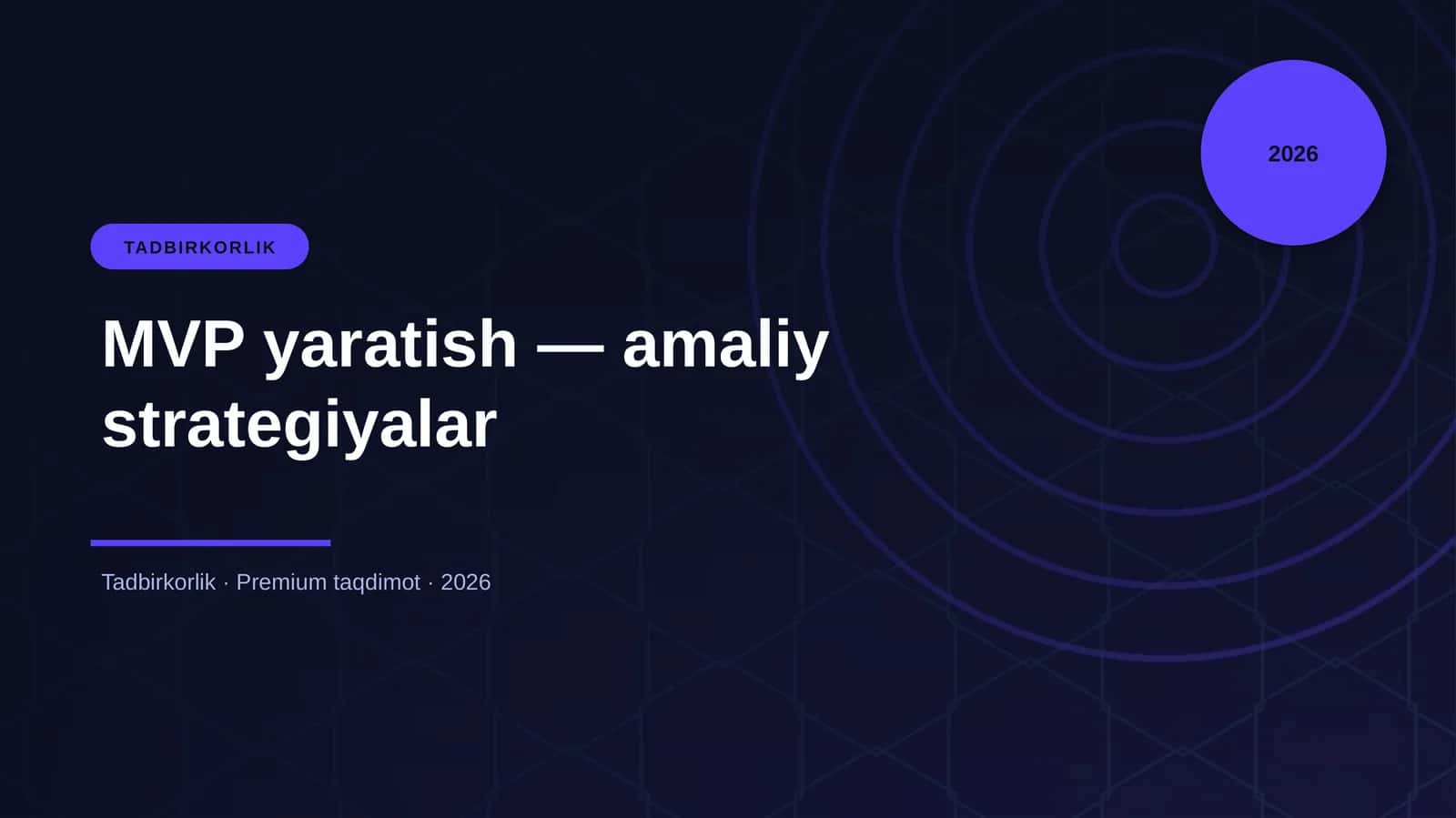 MVP yaratish — amaliy strategiyalar 1