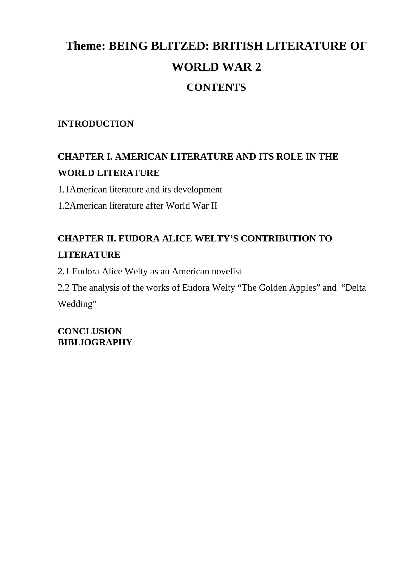 BEING BLITZED: BRITISH LITERATURE OF WORLD WAR 2 1