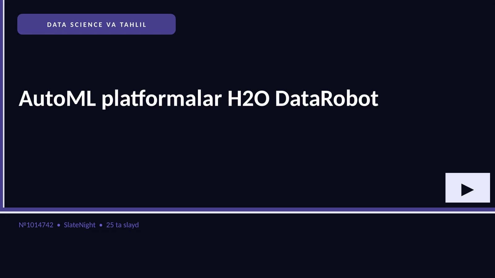 DATA SCIENCE VA TAHLIL 1