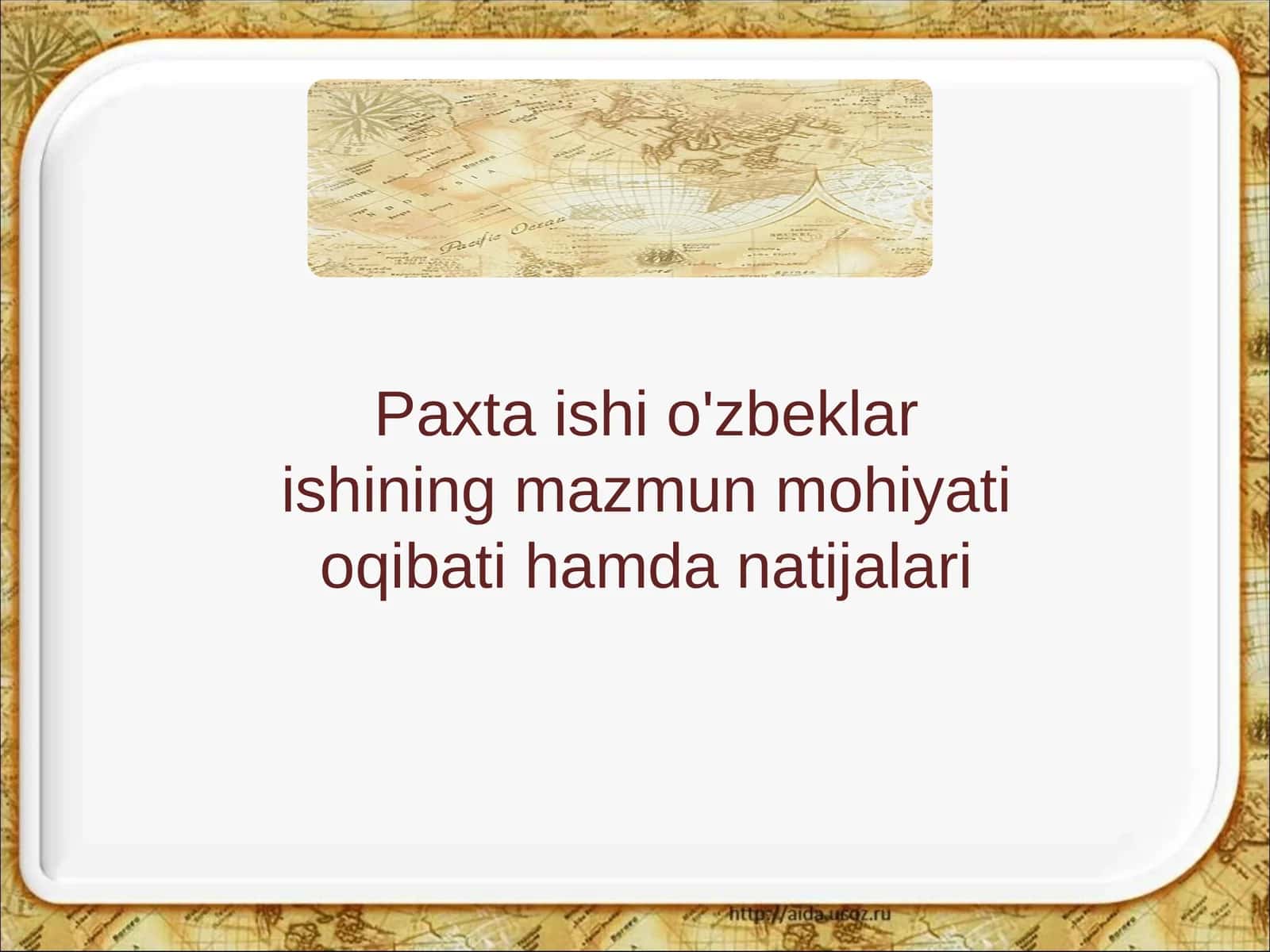 Paxtaishio'zbeklarishiningmazmunmohiyatioqibatihamdanatijalari 1
