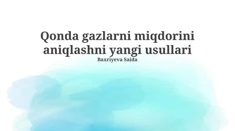 Issiqxona gazlarini aniqlashning yangi usullari 1