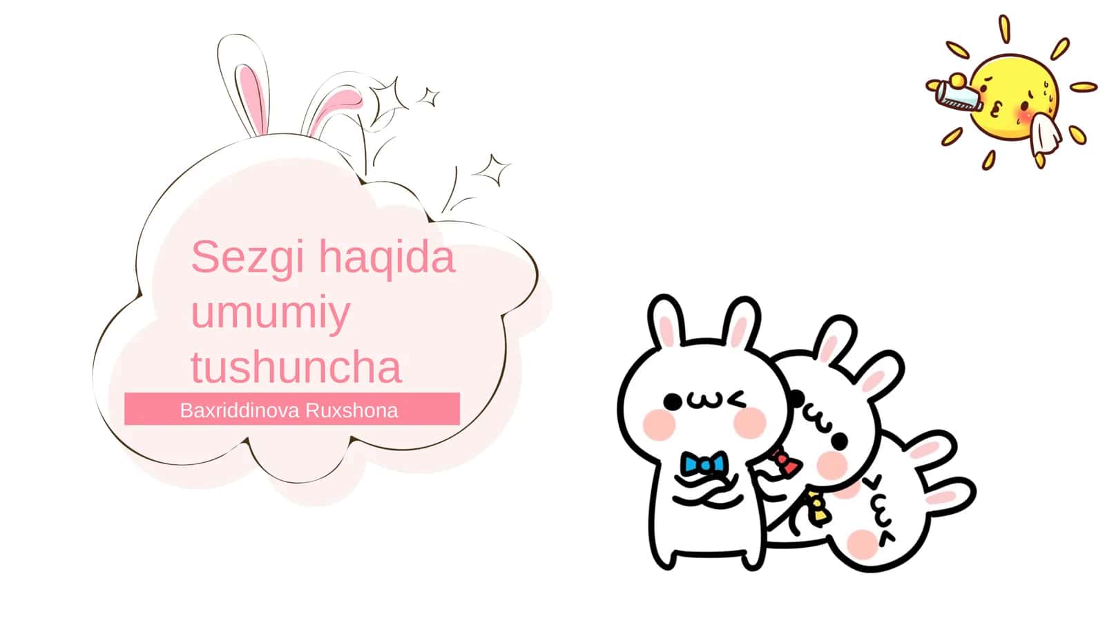 Sezgi Haqida Umumiy Tushuncha 1