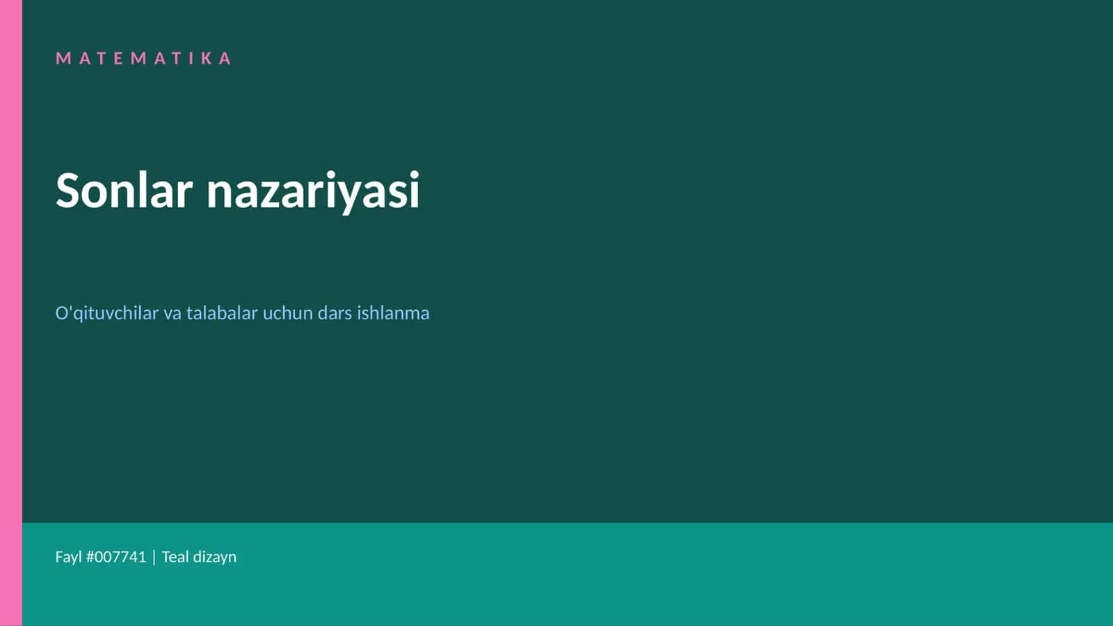 MATEMATIKA 1