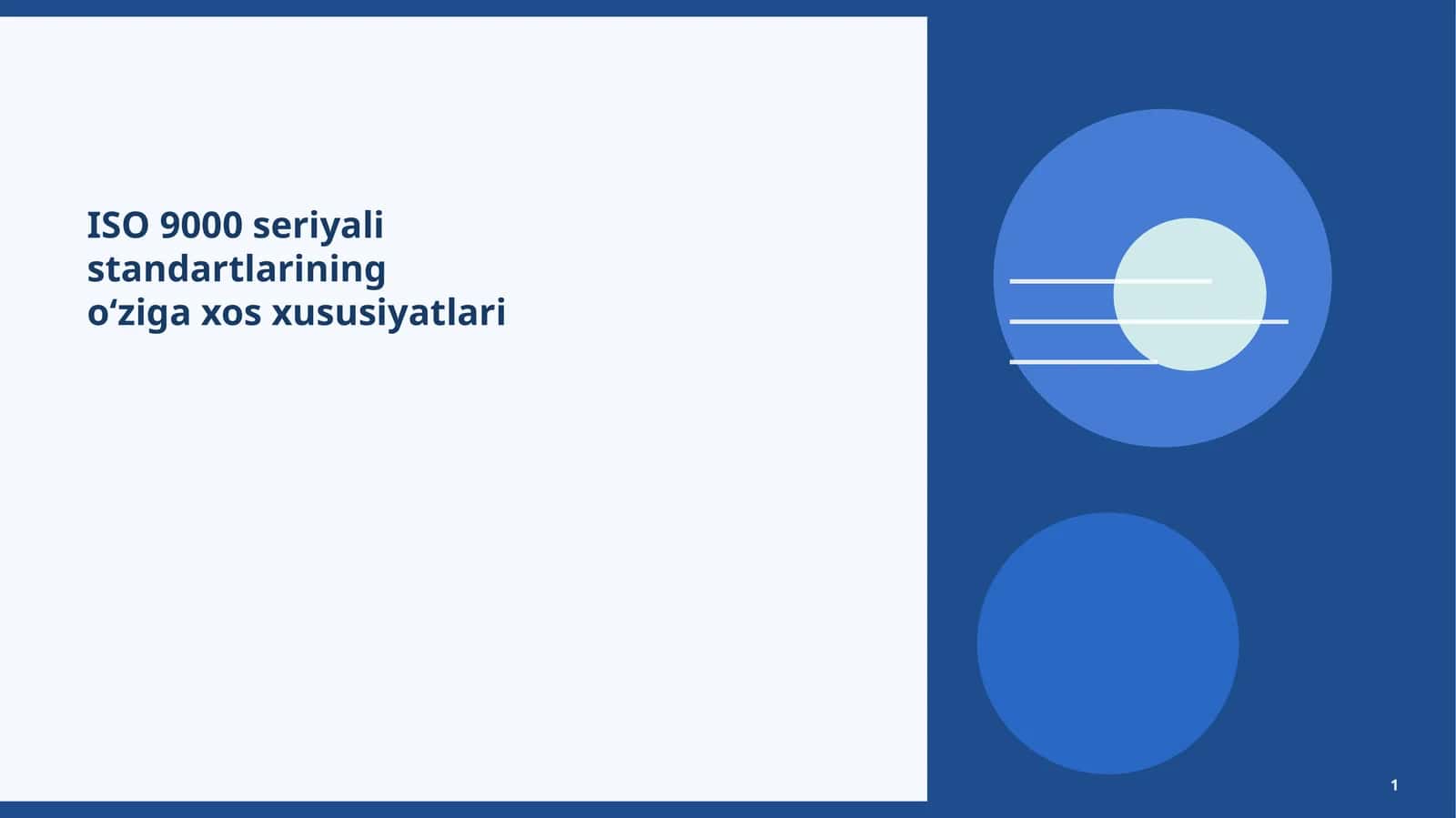 ISO 9000 seriyasi 1
