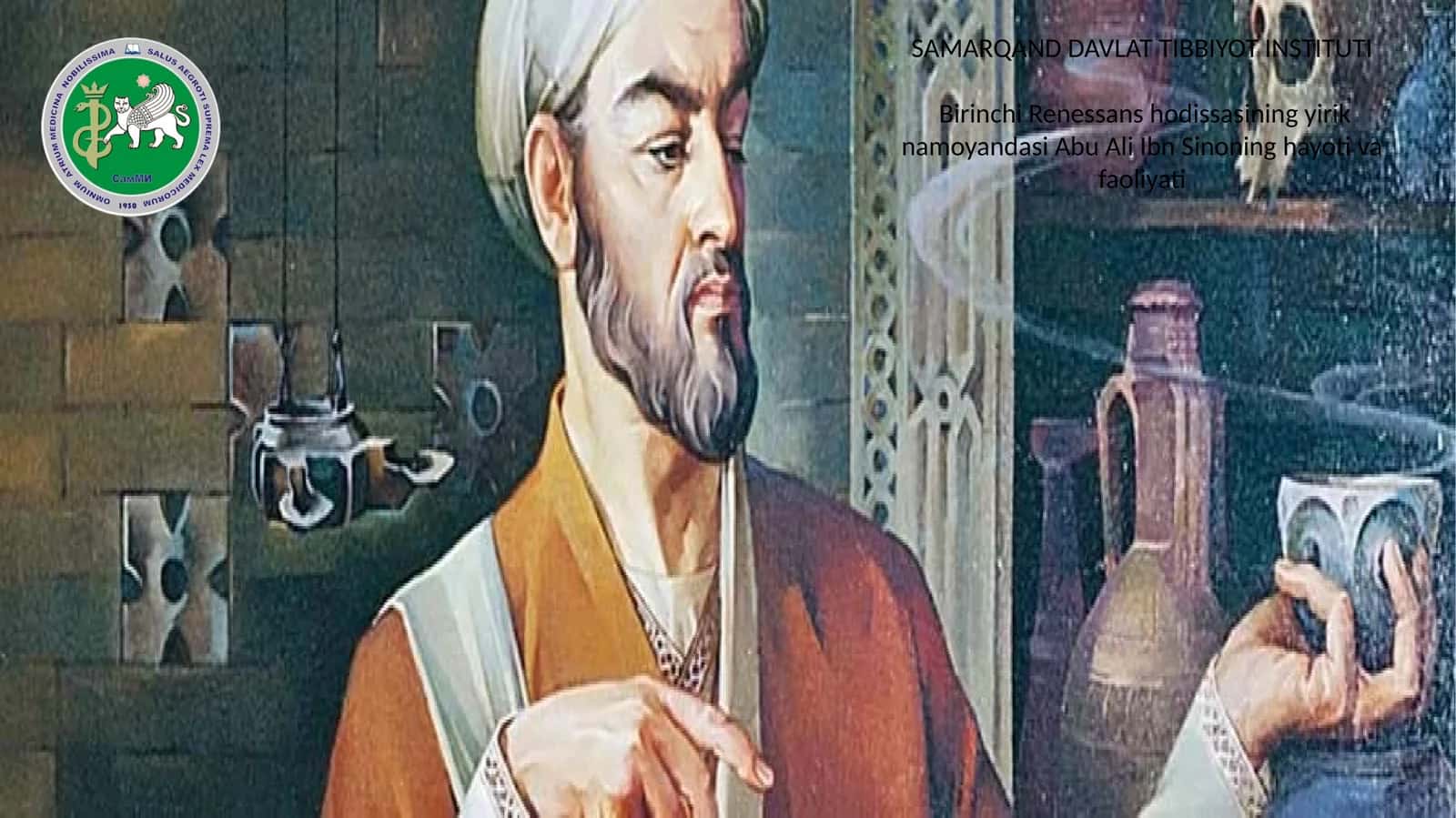 Ibn Sinoning hayoti va faoliyati 1