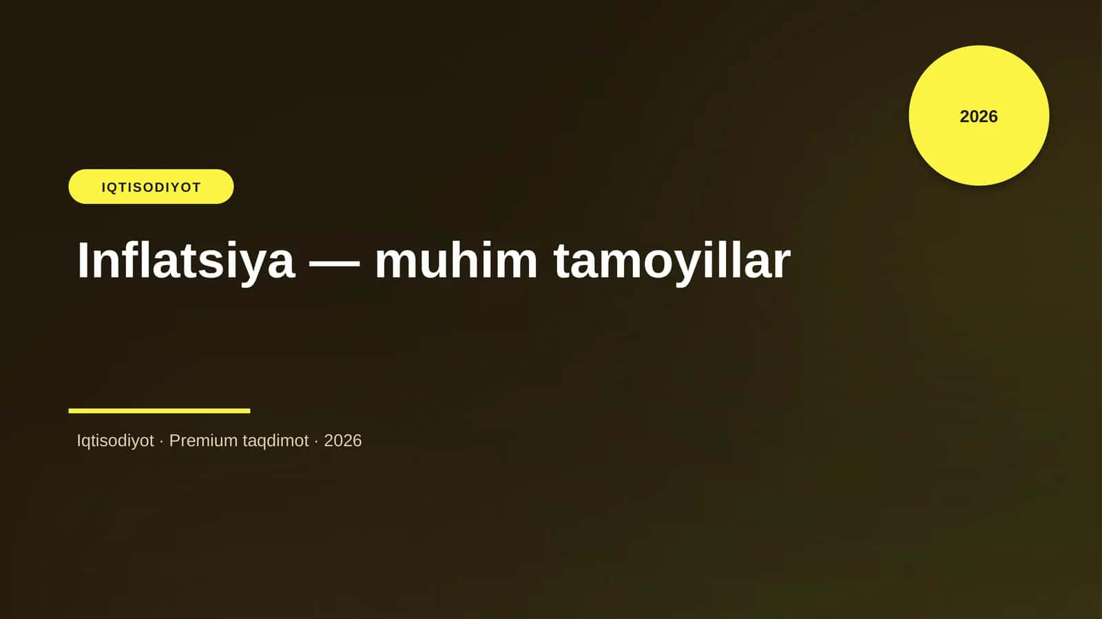 Inflatsiya — muhim tamoyillar 1