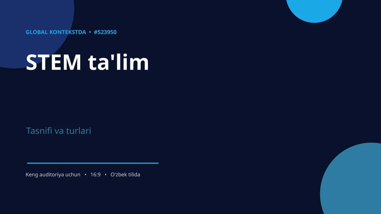STEM ta'lim 1