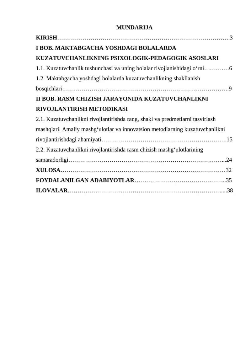 Maktabgacha yoshdagi bolalarda rasm chizishdagi kuzatuvchanlikni rivojlantirish 1