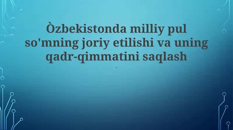 Somning ahamiyati va kelajakdagi imkoniyatlari 1