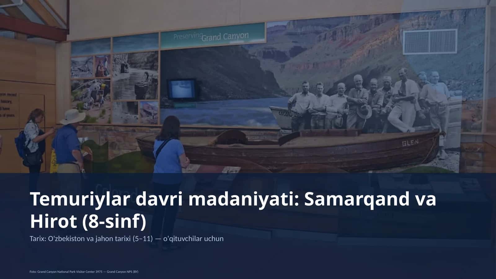 Temuriylar davri madaniyati: Samarqand va Hirot (8-sinf) 1