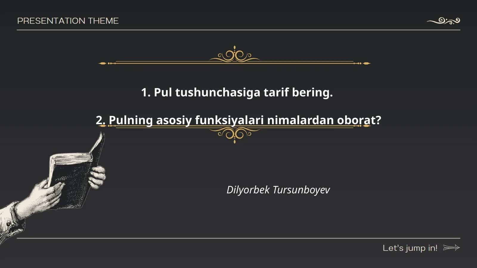 Pulning tarixi 1