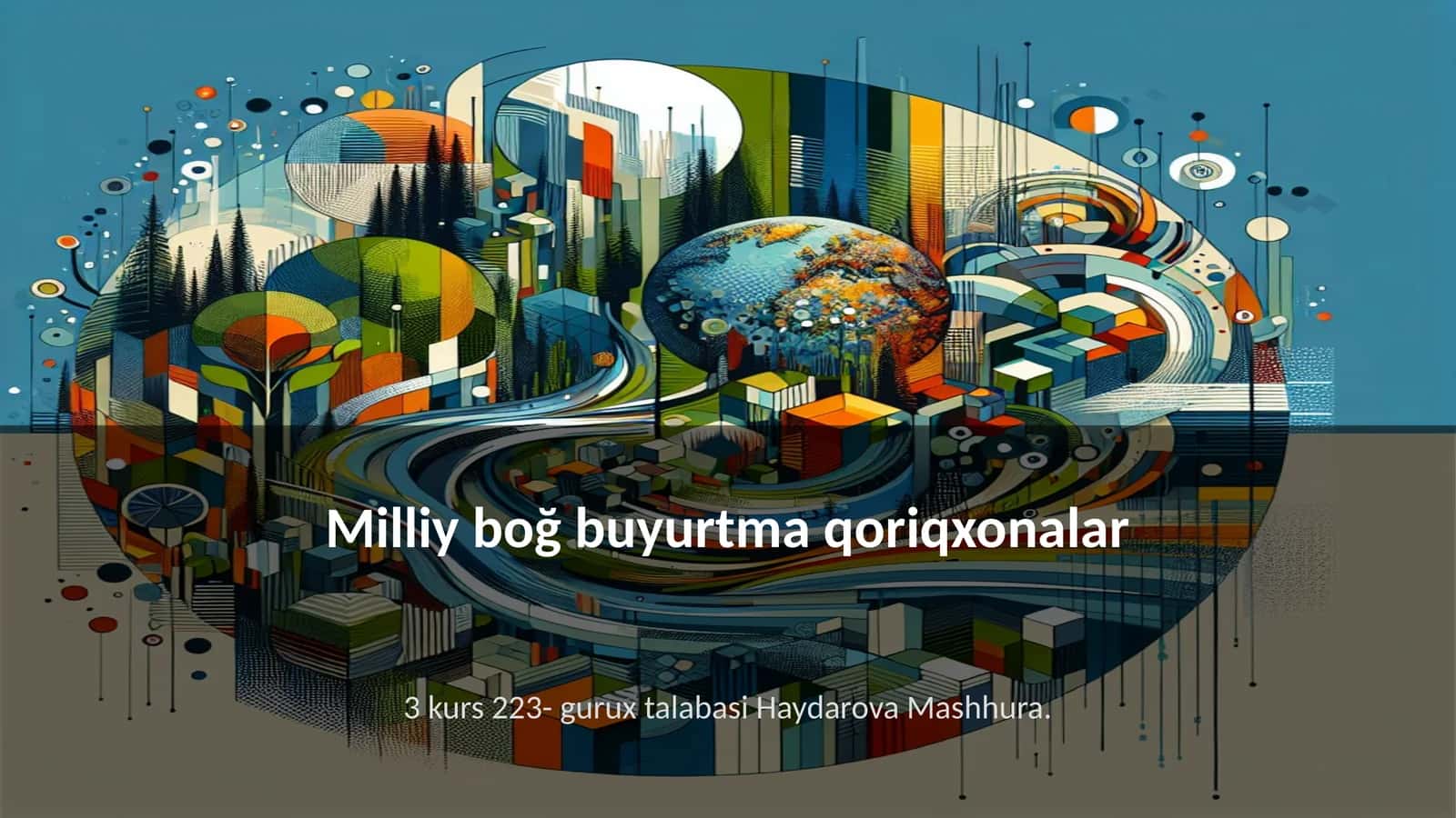 Milliy boğ buyurtma qoriqxonalar 1
