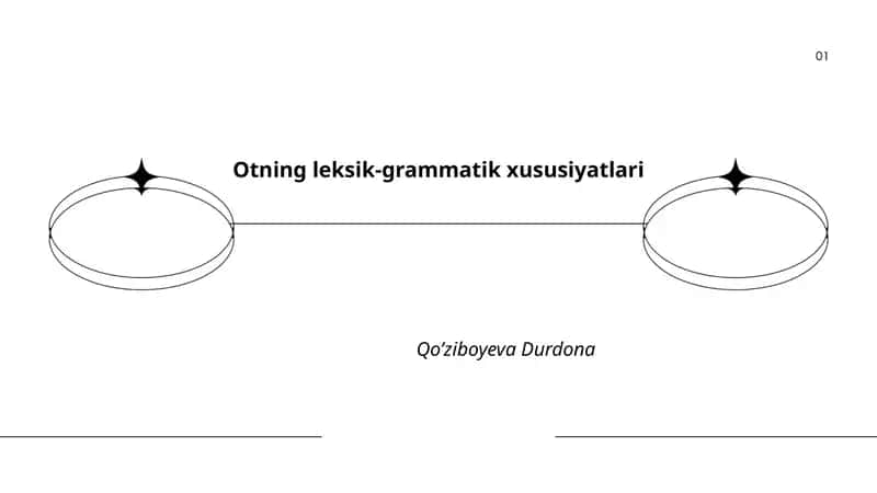 Otning leksik-grammatik xususiyatlari 1
