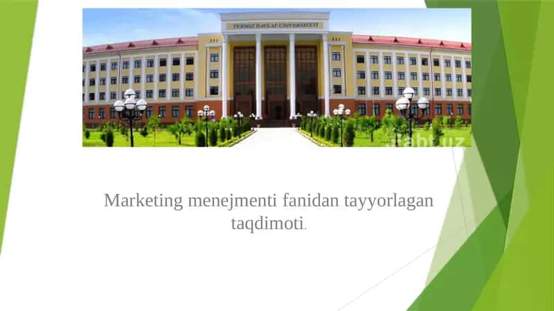 San'at marketingining nazariy konseptual asoslari 1