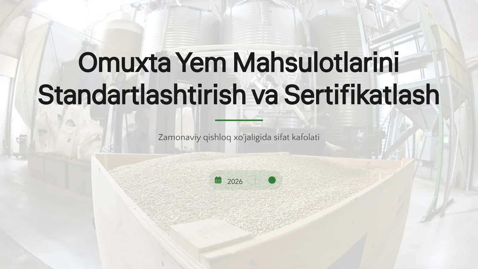 Omuxta Yem Mahsulotlarini 1