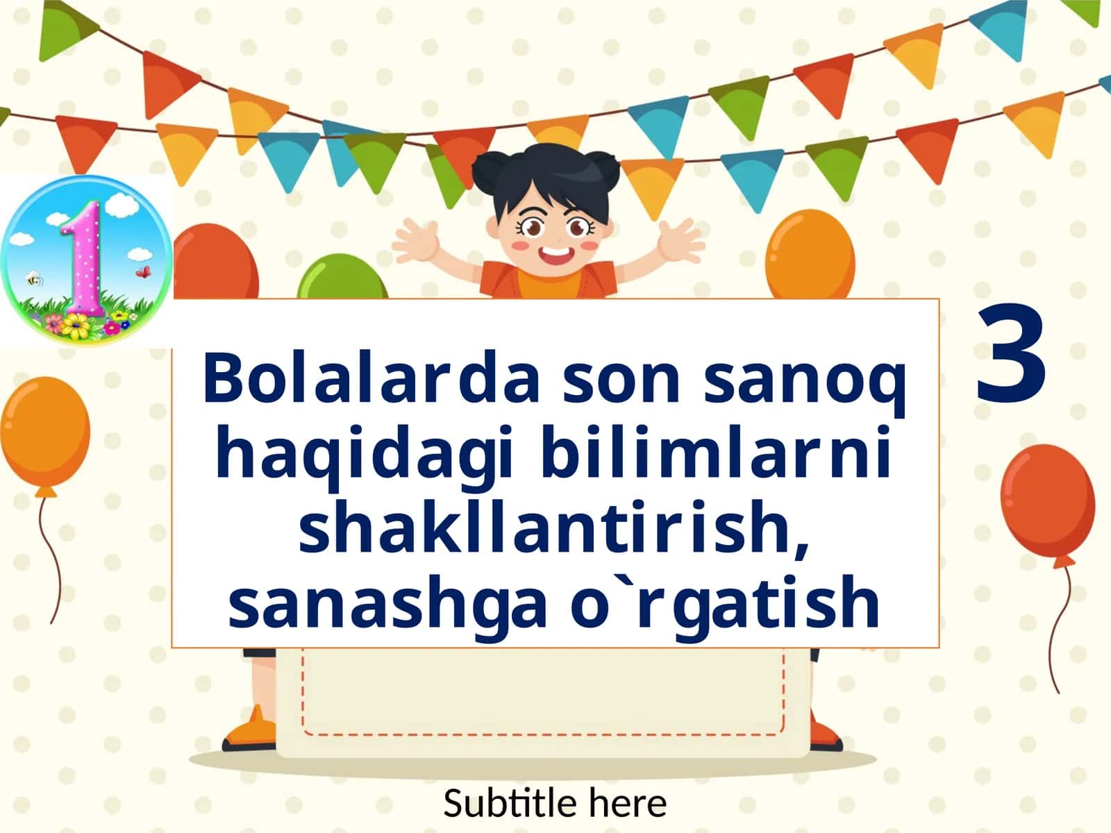 Bolalar dason san'oq haqidagi bilimlarni shakllantirish, san'ashga o'rgatish 1