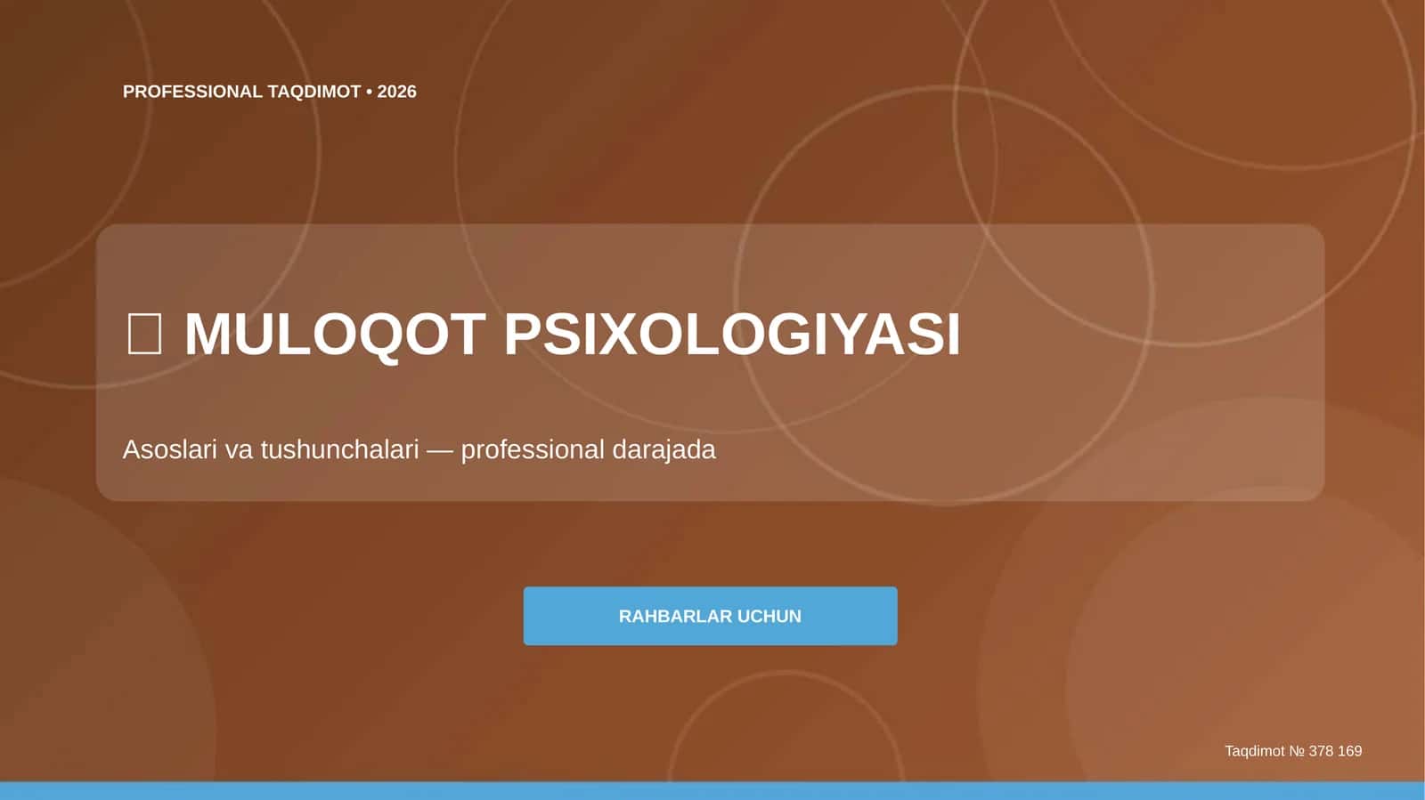 MULOQOT PSIXOLOGIYASI 1