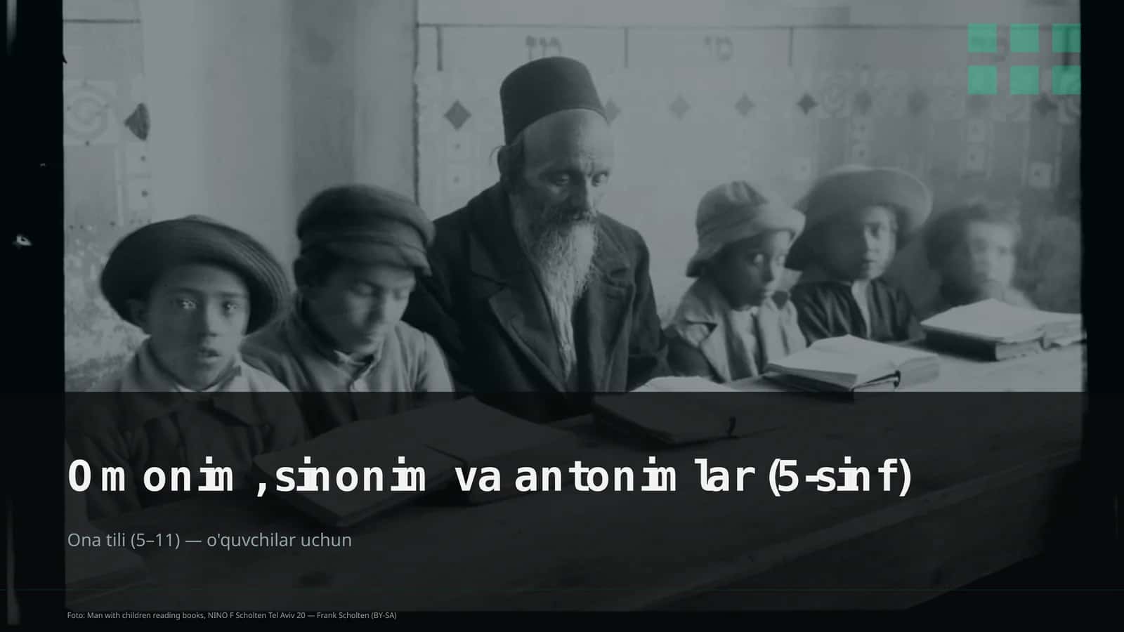 Omonim, sinonim va antonimlar (5-sinf) 1