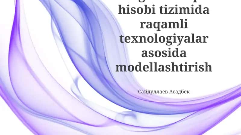 Strategik boshqaruv hisobi tizimida raqamli texnologiyalar asosida modellashtirish 1