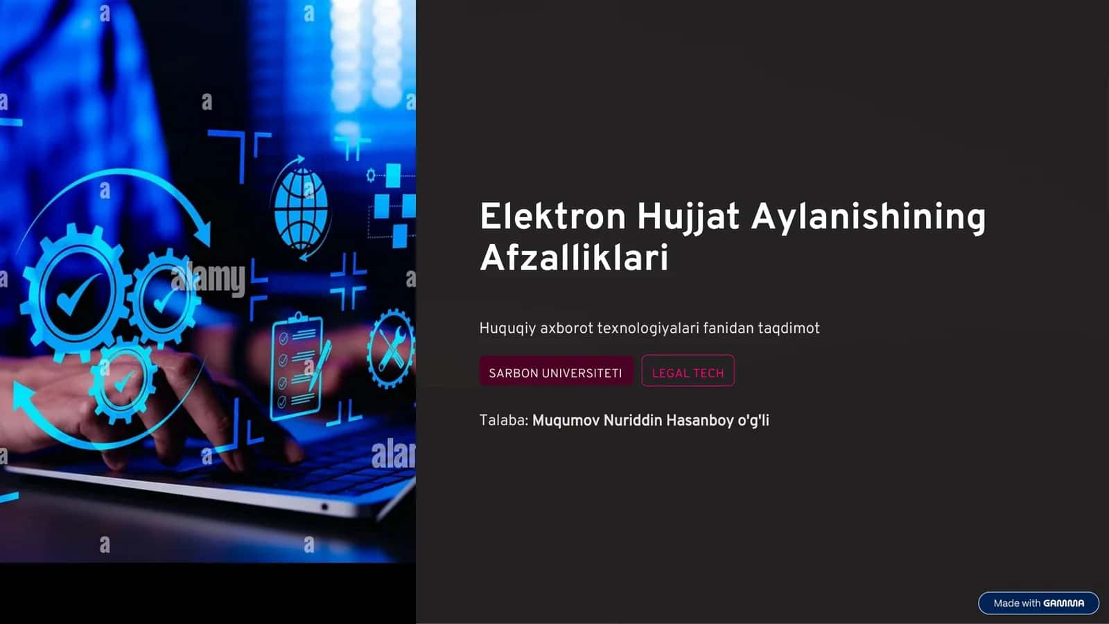 Elektron Hujjat Aylanishining Afzalliklari 1