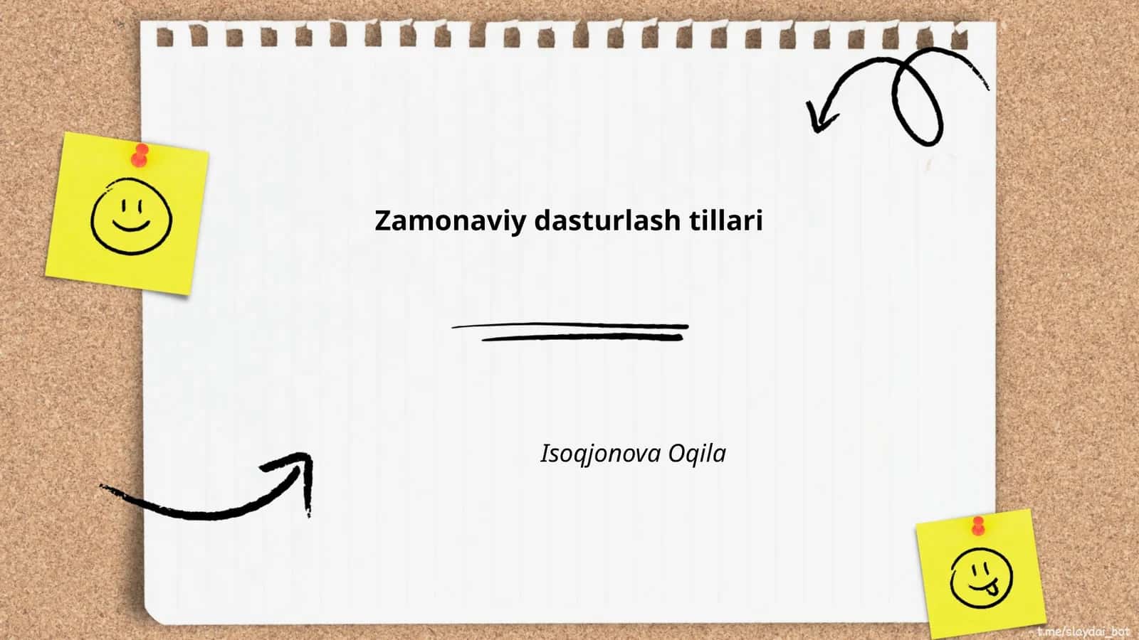 Zamonaviy dasturlash tillari 1