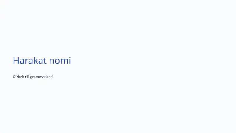 Harakat nomi 1