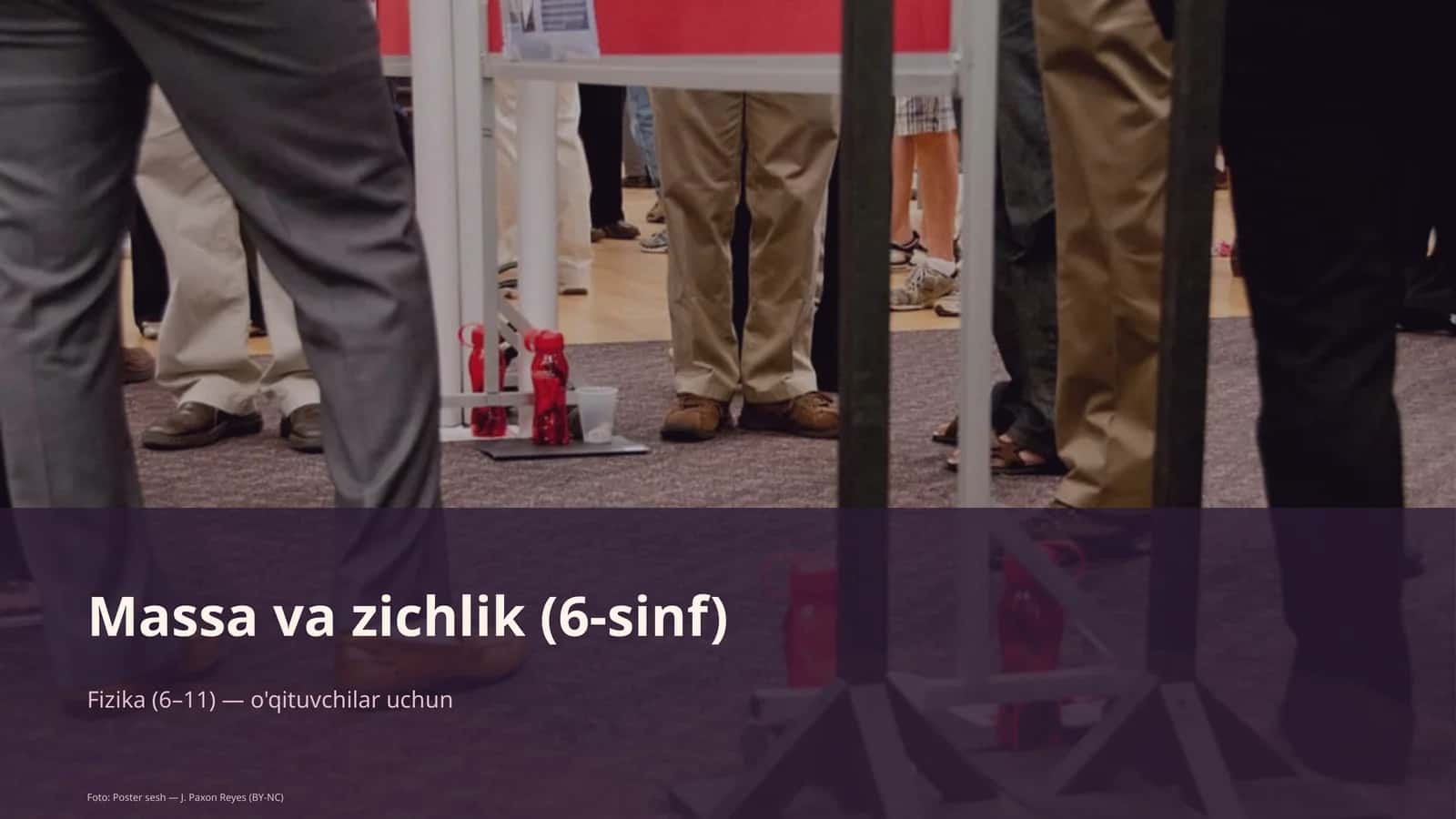 Massa va zichlik (6-sinf) 1