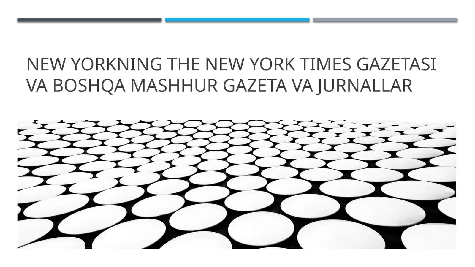 NEW YORKNING THE NEW YORK TIMES GAZETASI VA BOSHQA MASHHUR GAZETA VA JURNALLAR 1