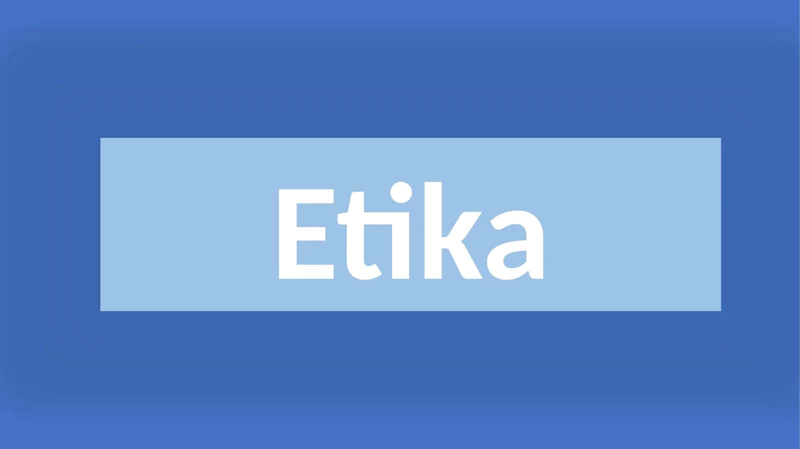 Etika 1