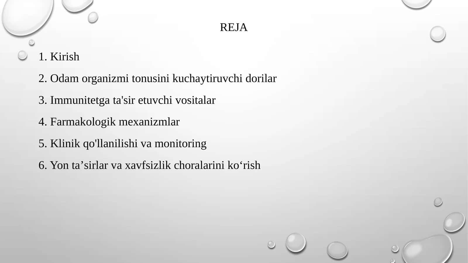 Odam organizmi tonusi va immuniteti 1