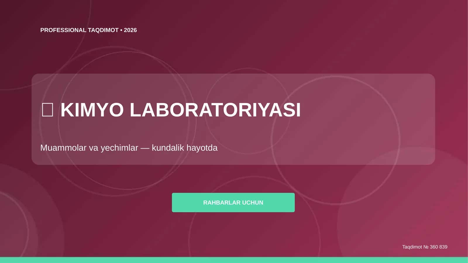 KIMYO LABORATORIYASI 1