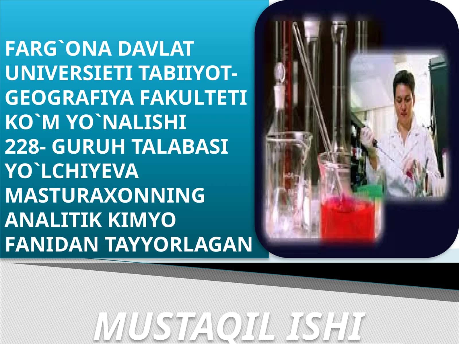 Poliyarografiya fanidan 1