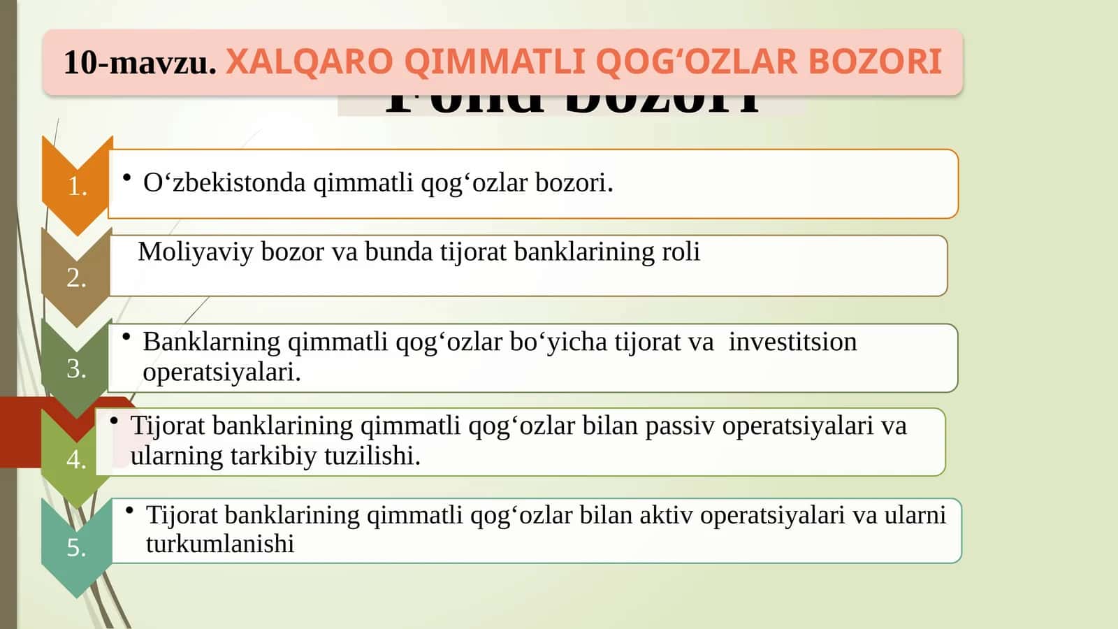 Fond bozori 1