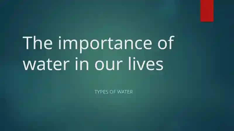 Types of Water