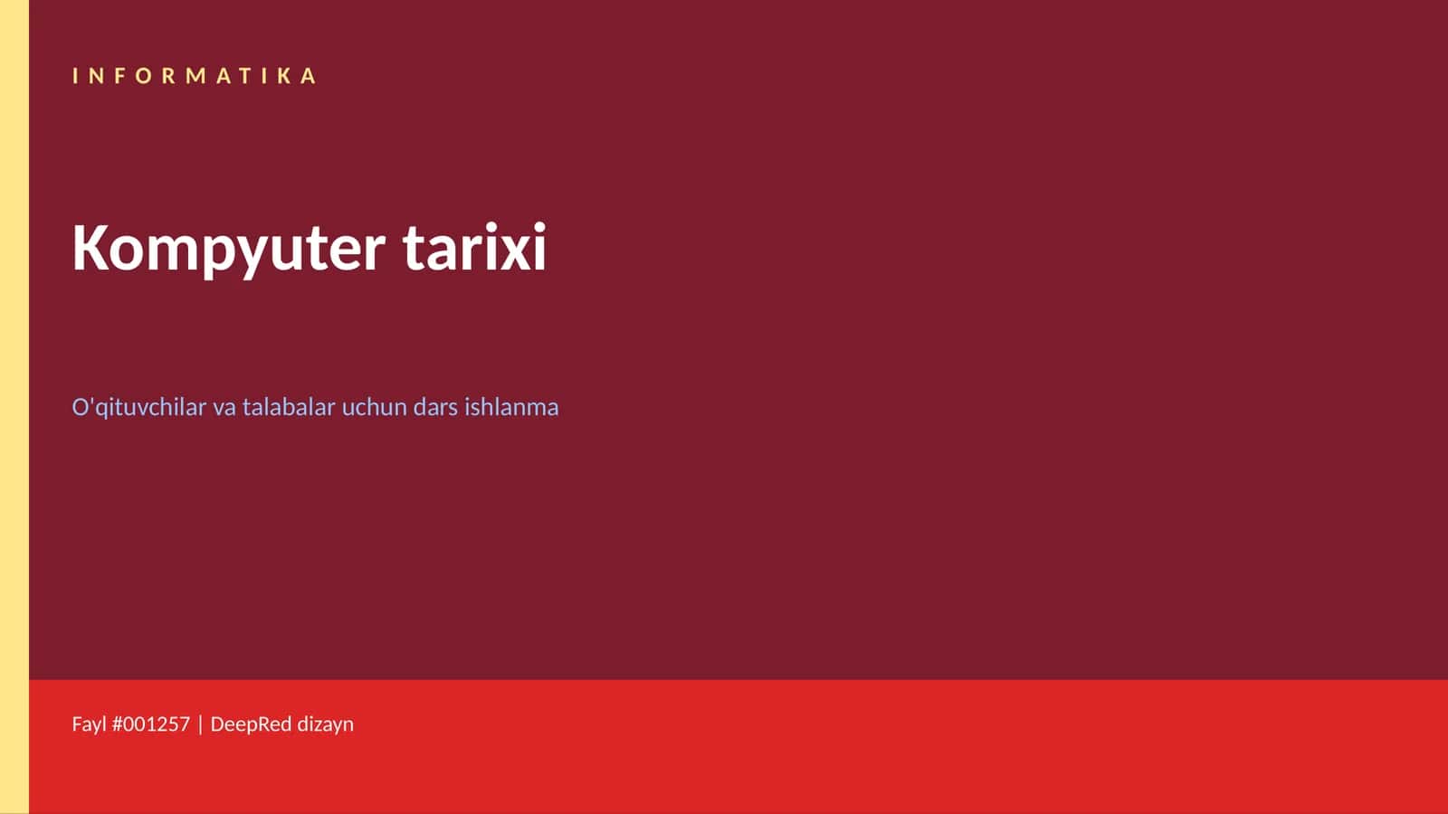 Kompyuter tarixi 1