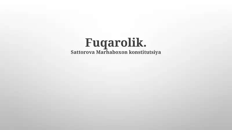 Fuqarolik 1