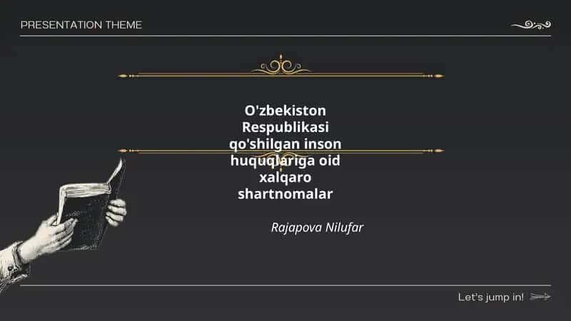 O'zbekiston Respublikasi qo'shilgan inson huquqlariga oid xalqaro shartnomalar 1