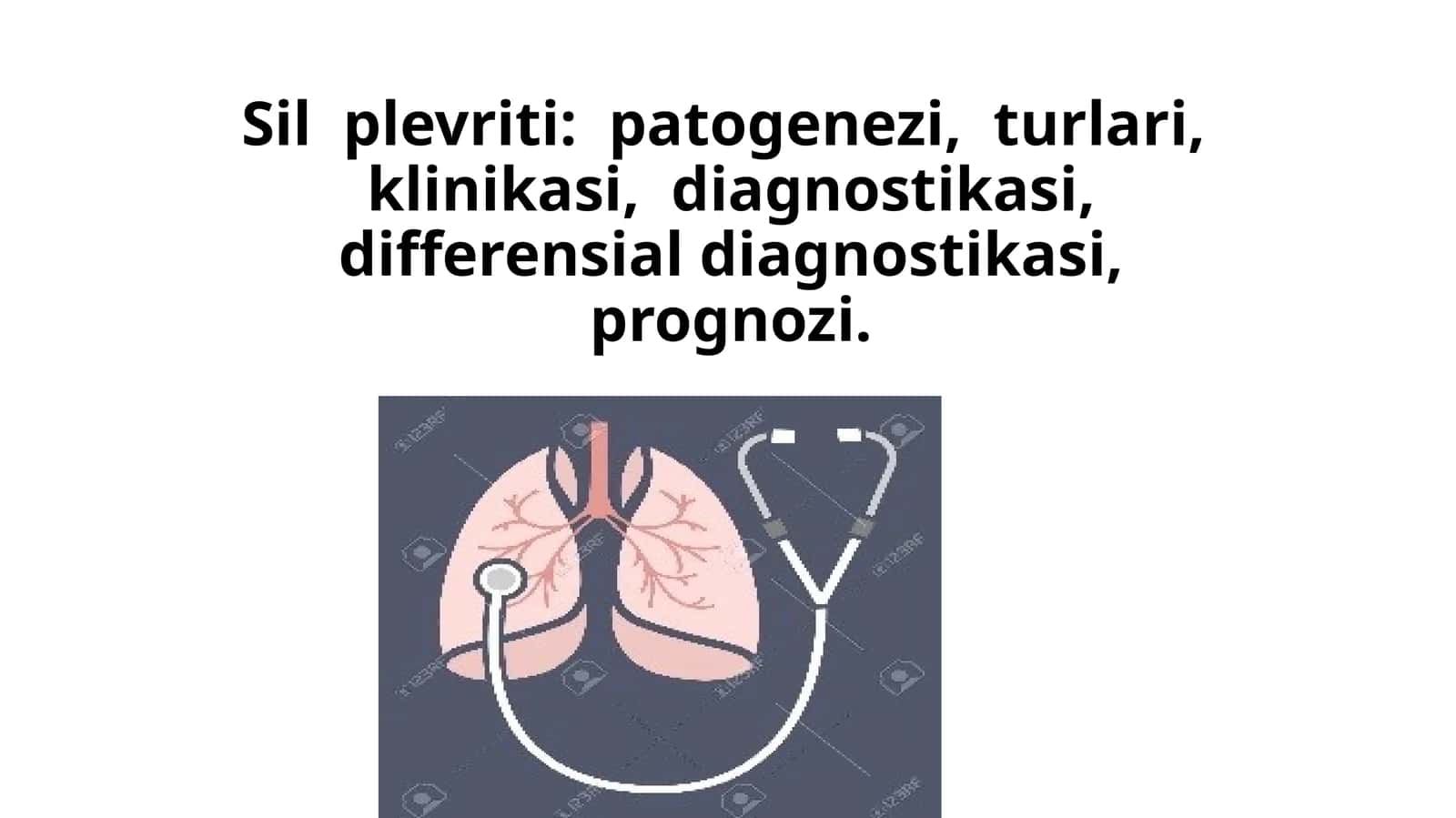 Sil plevriti 1