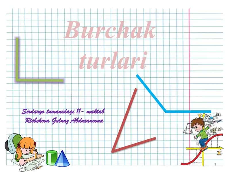 Burchak turlari 1