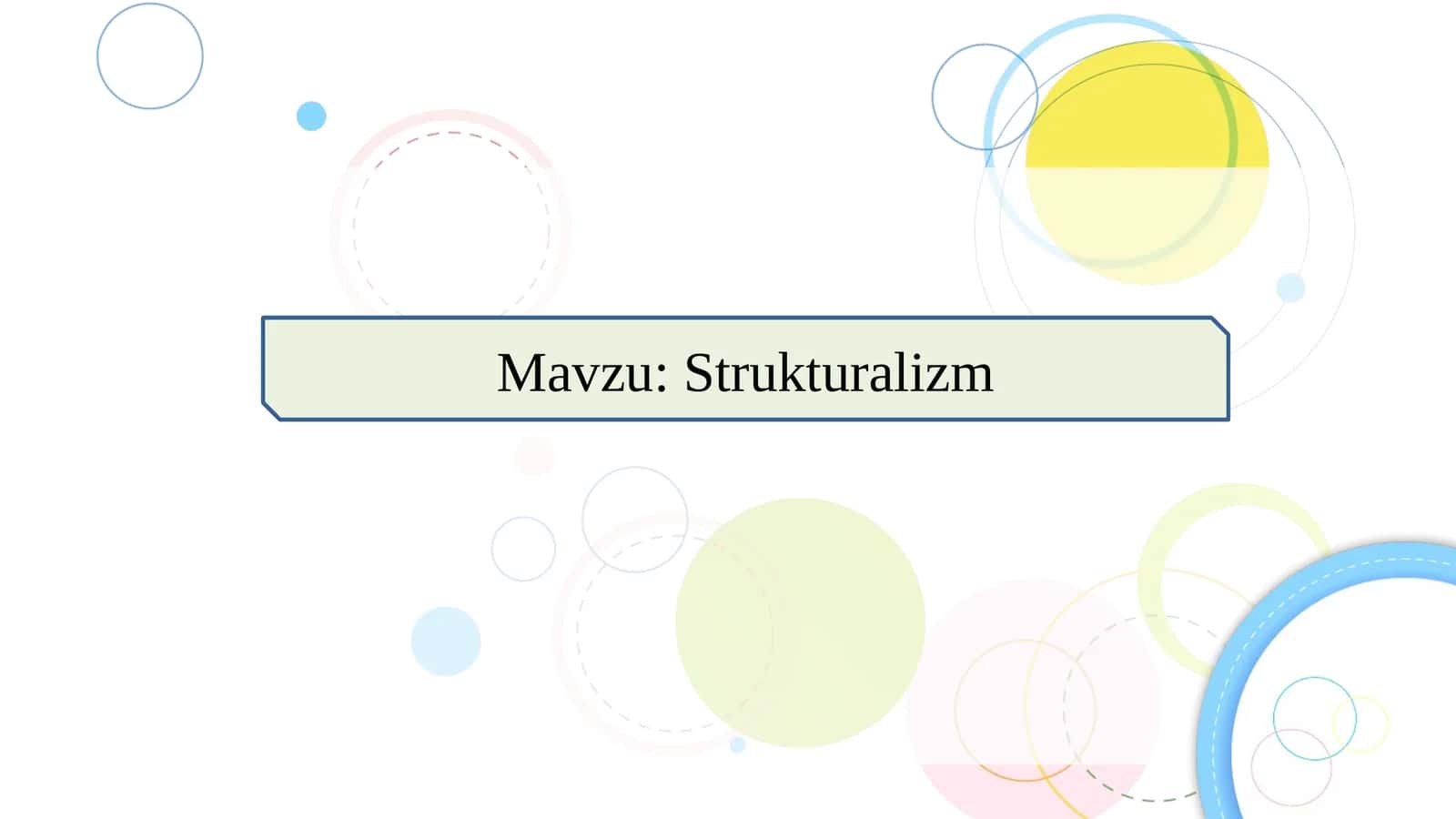 Strukturalizm slayd 1