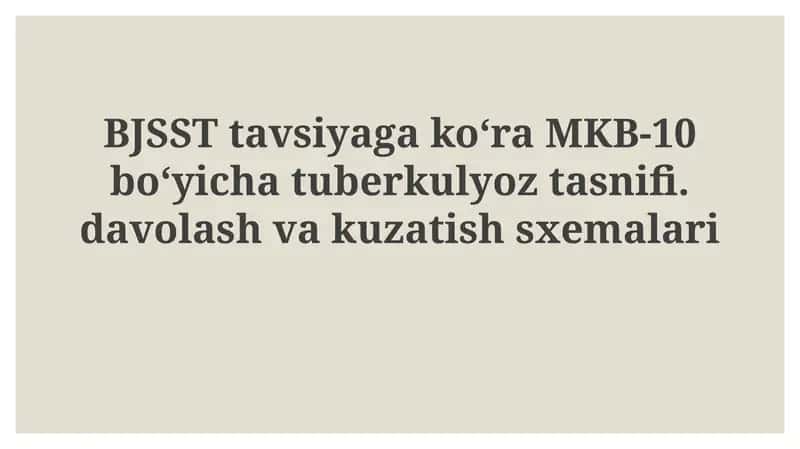 BJSST tavsiyalari 1