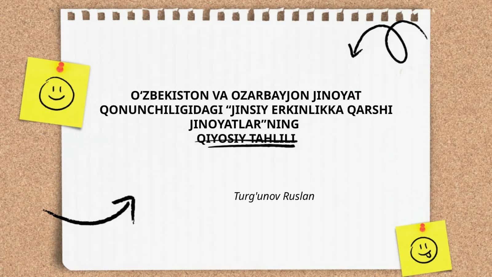 Jinsiy erkinlikka qarshi jinoyatlar 1