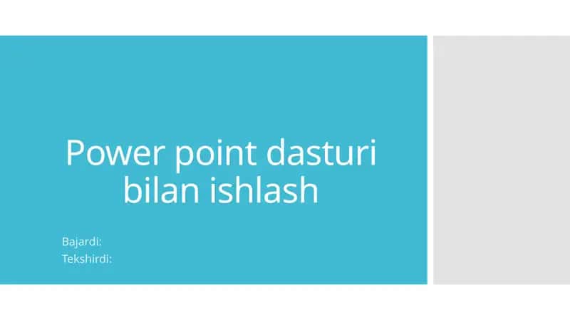 Powerpointdasturi 1