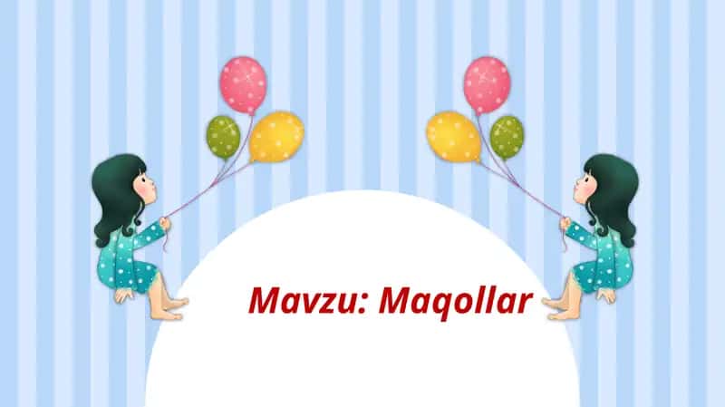 Maqollar boʻyicha 1