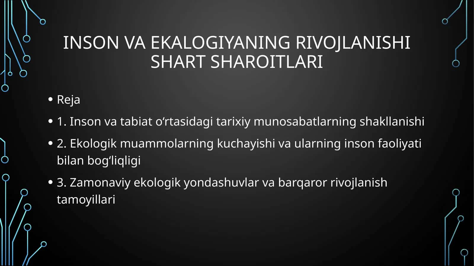 Inson va ekologiya 1