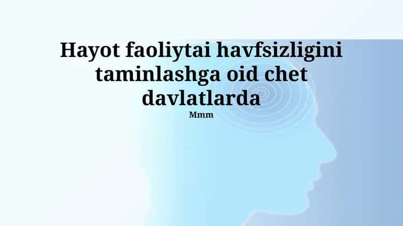 Xalqaro mehnat huquqi va standartlari 1