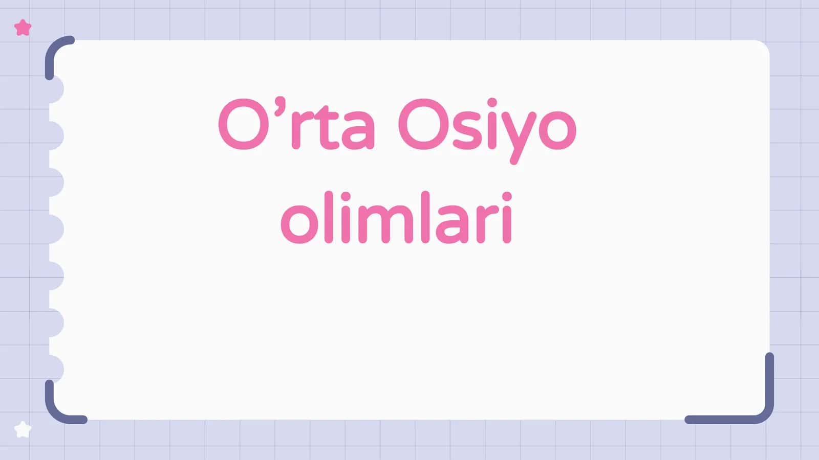 O’rta Osiyo olimlari 1
