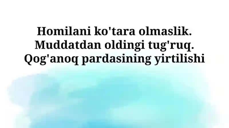 Tug'ishning imkonsizligi 1